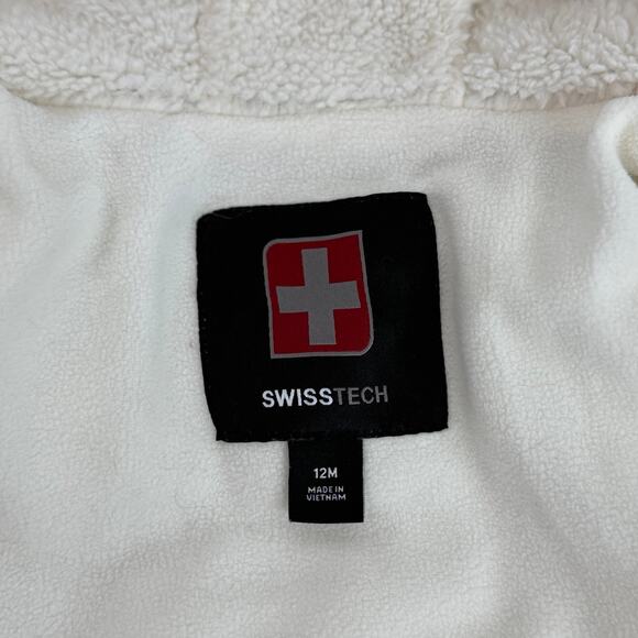 Swiss+Tech Iridescent Pink Puffer Jacket | 12M - Picture 5 of 7